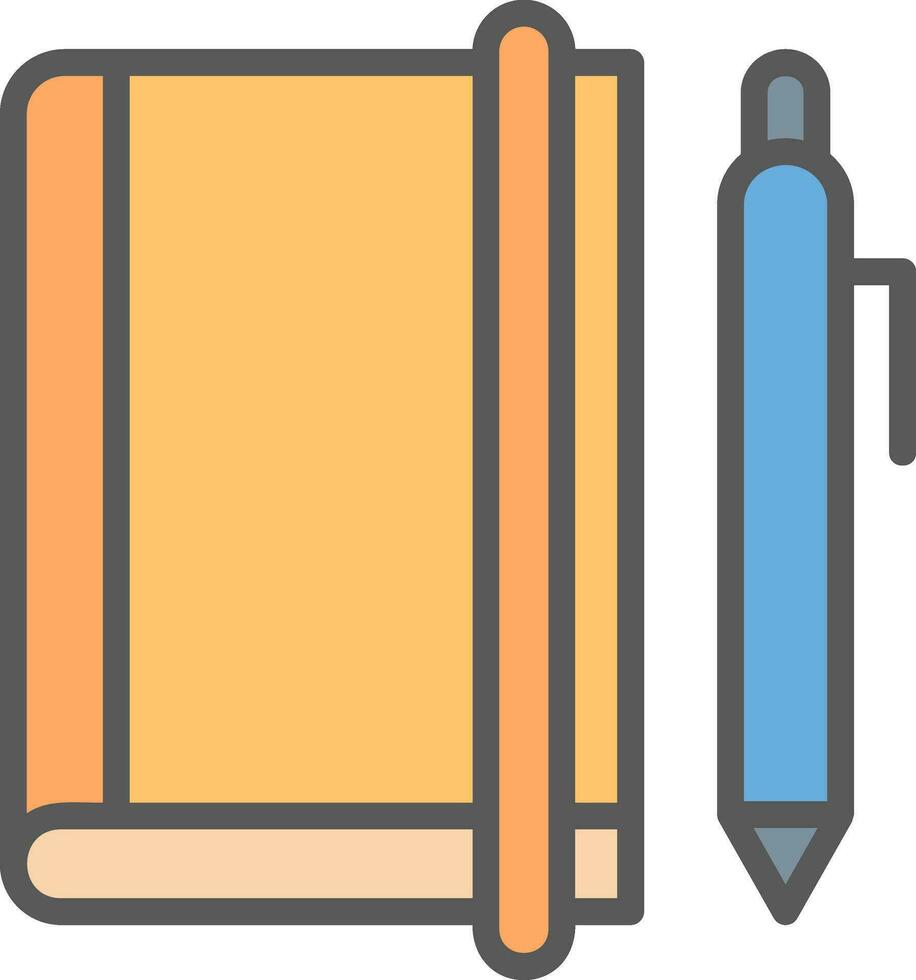 Note Book Vector Icon Design