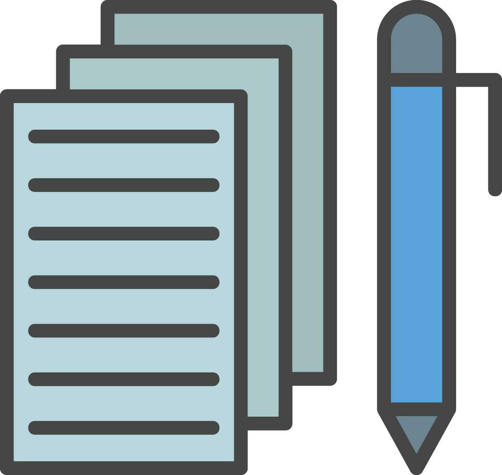 Notes Vector Icon Design