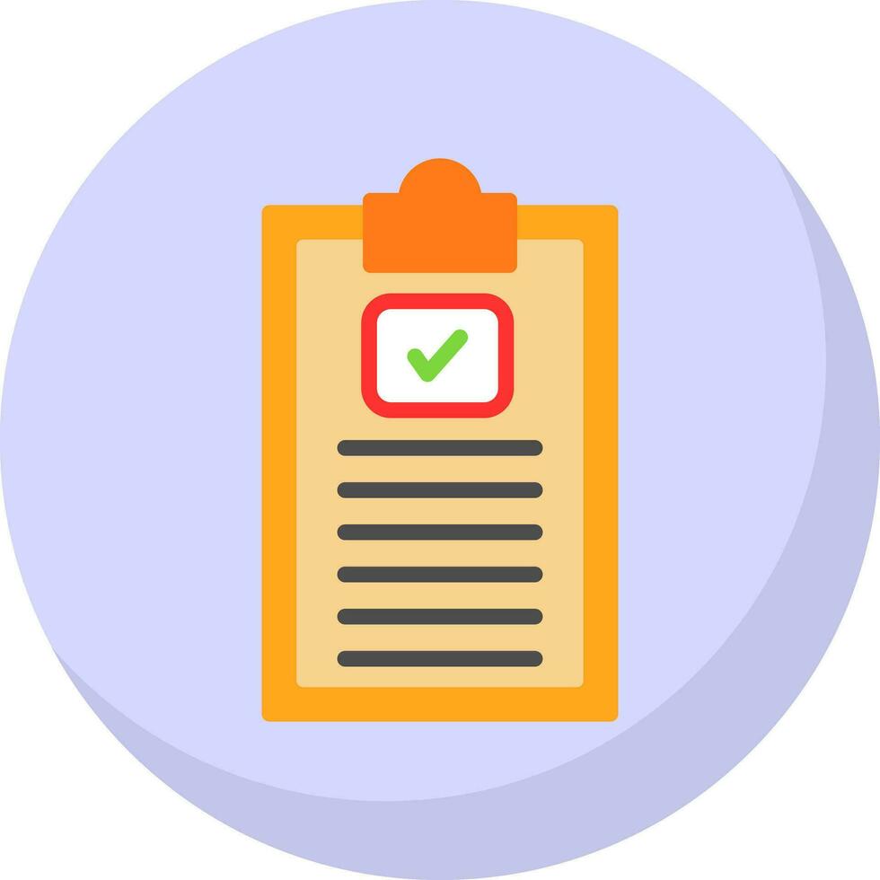 Checklist Vector Icon Design