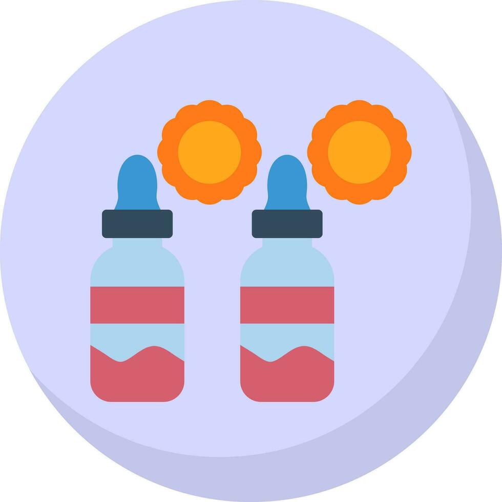 Essential Oils Vector Icon Design