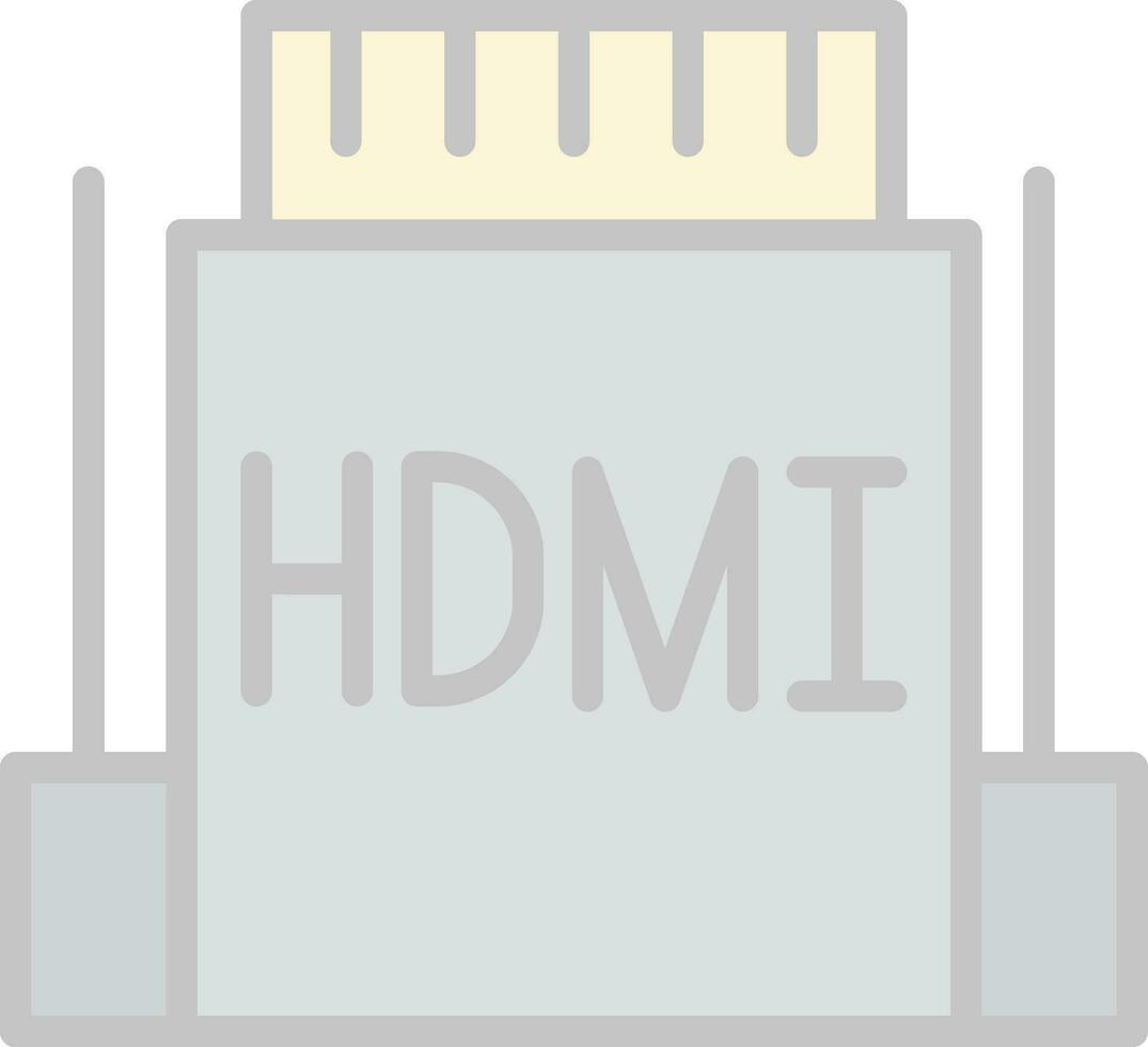 Hdmi Vector Icon Design