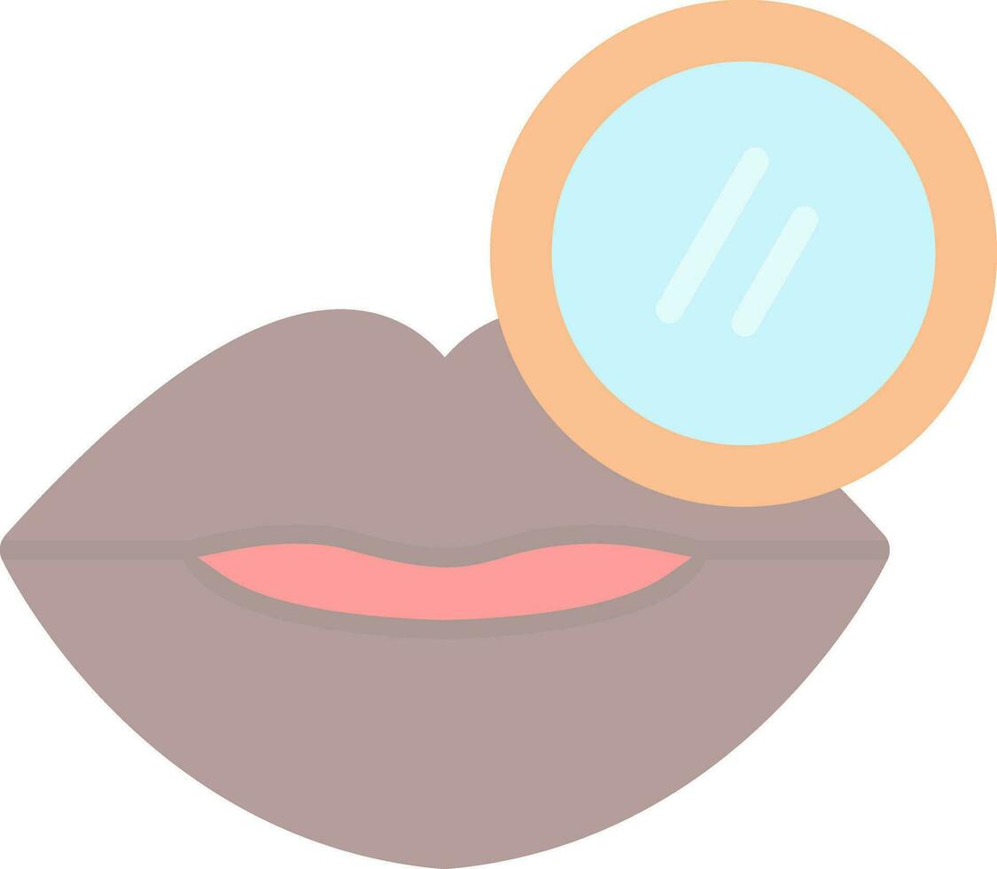 Lip Scrub Vector Icon Design