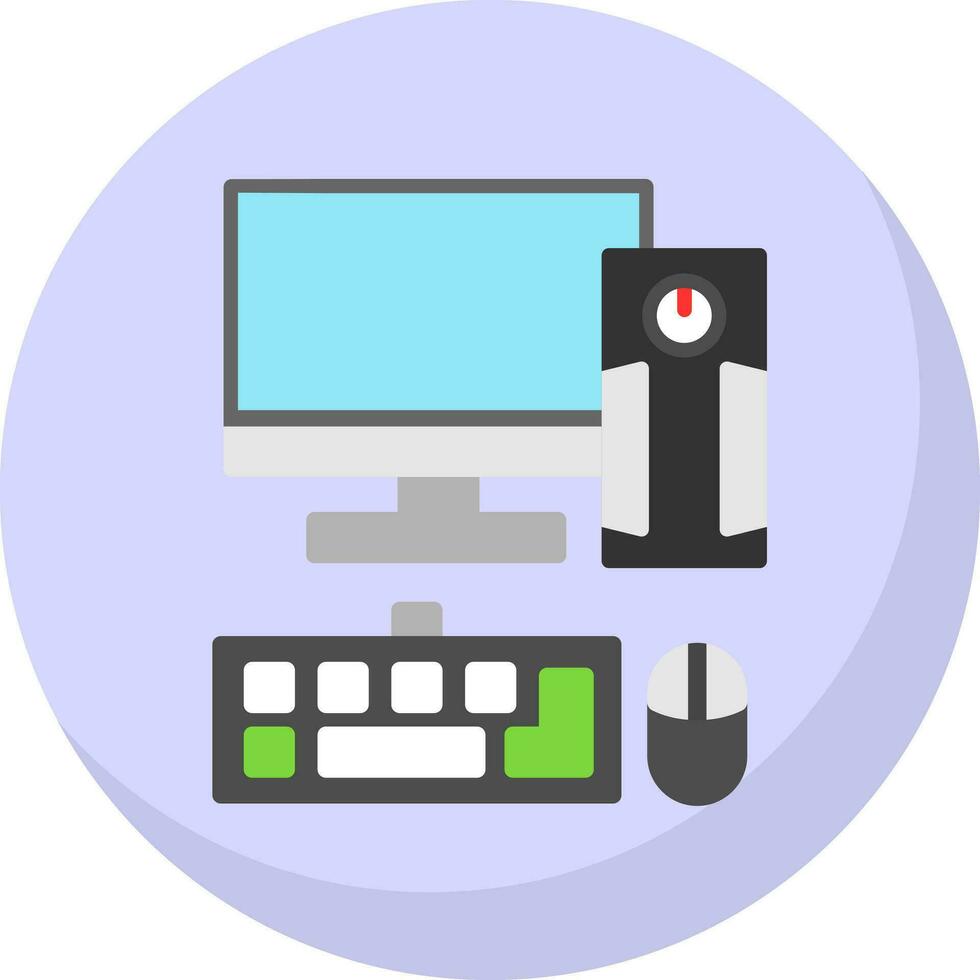 diseño de icono de vector de computadora