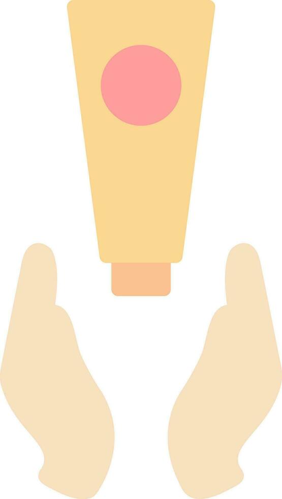 Hand Cream Vector Icon Design