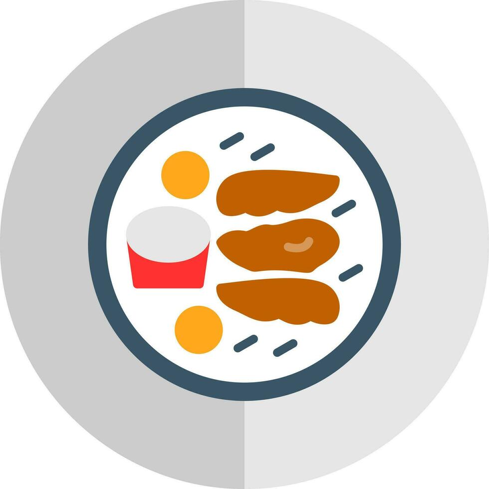 Chicken Fingers Vector Icon Design