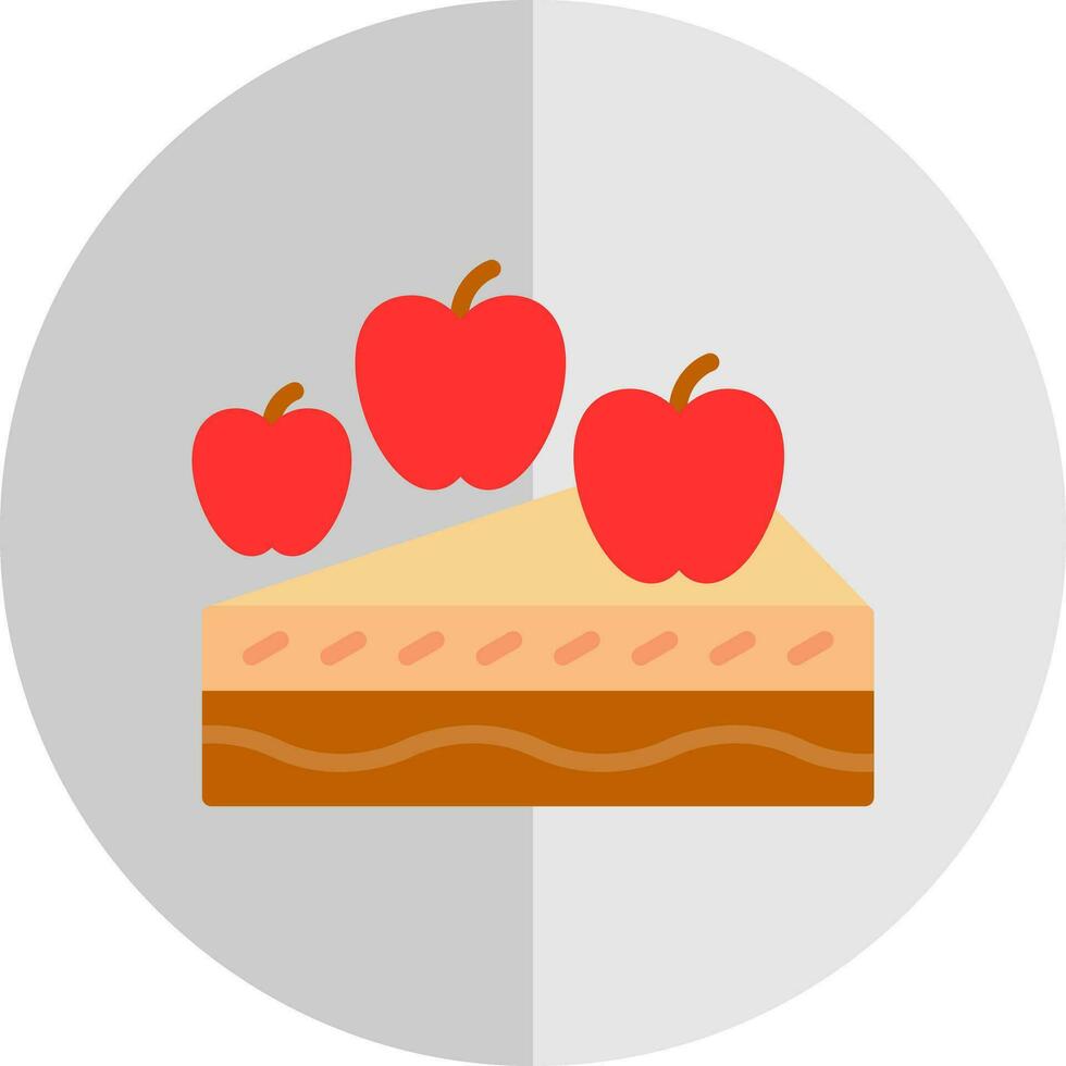 manzana crujiente vector icono diseño