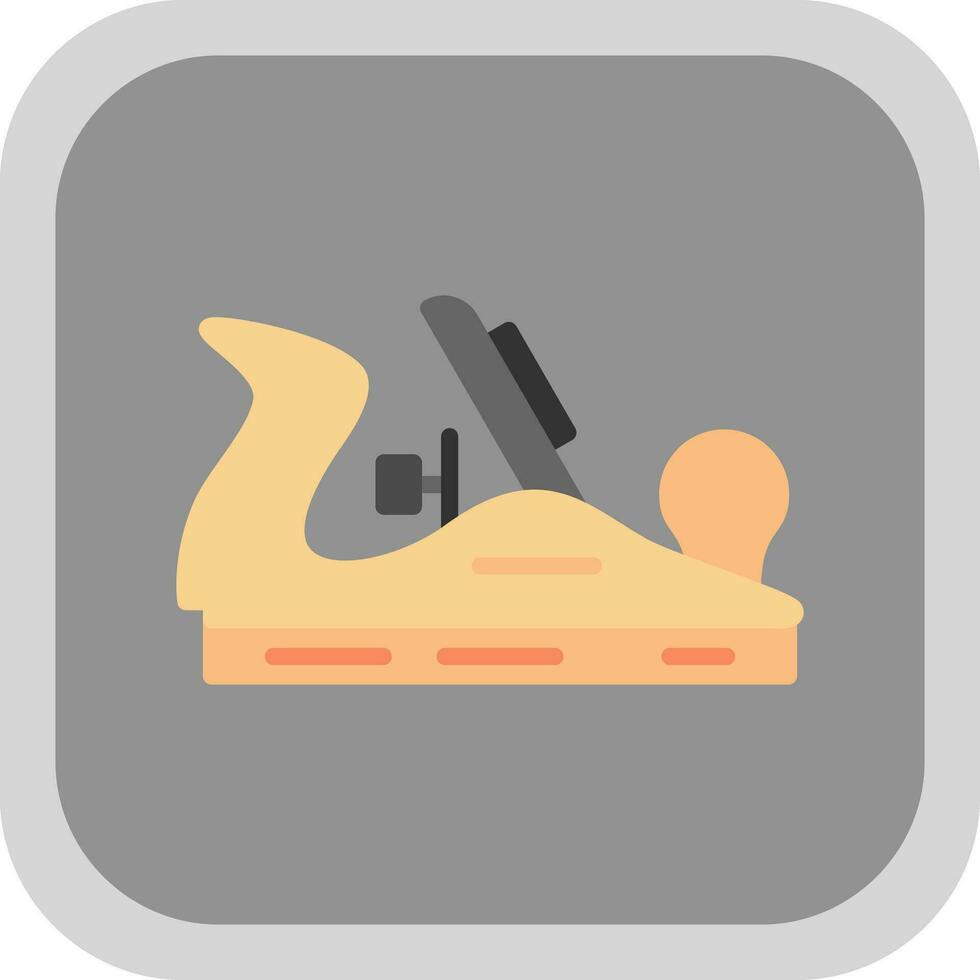 Wood plane Vector Icon Design
