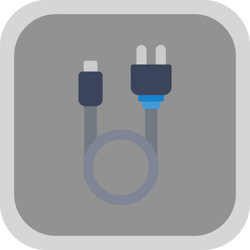 Search Cable Vector Icon Design