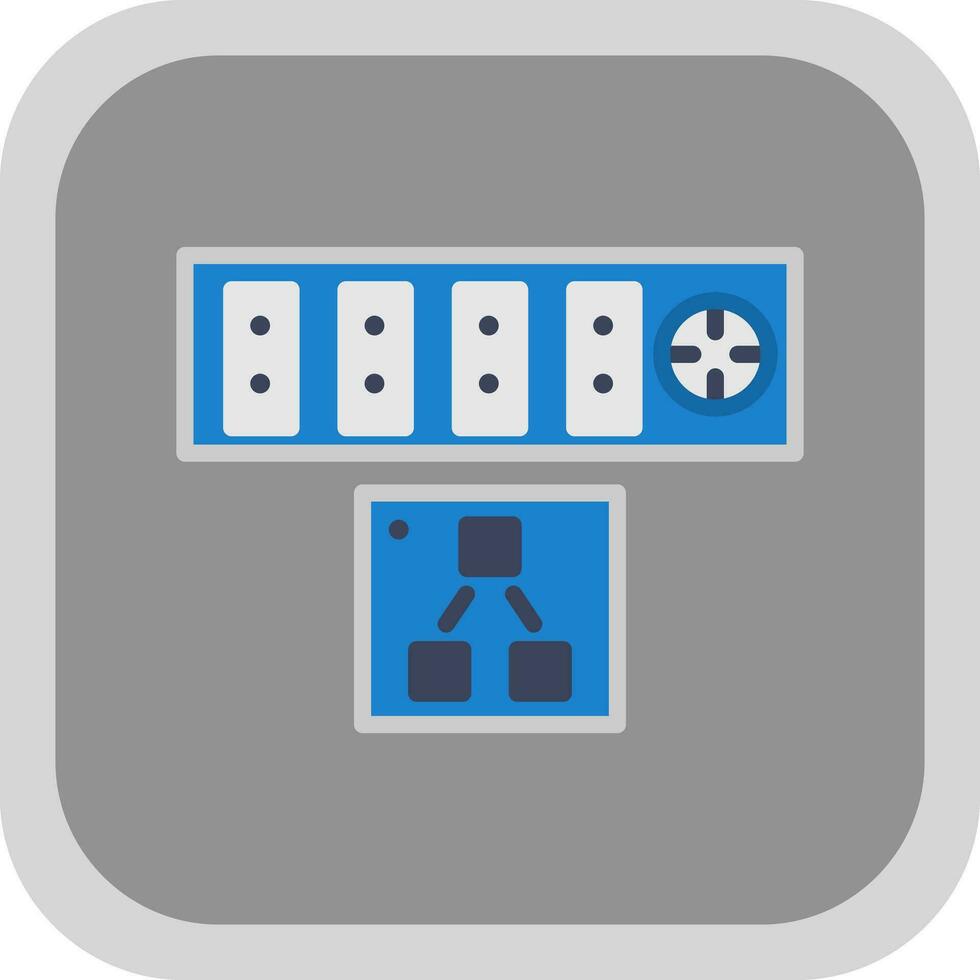Wall socket Vector Icon Design
