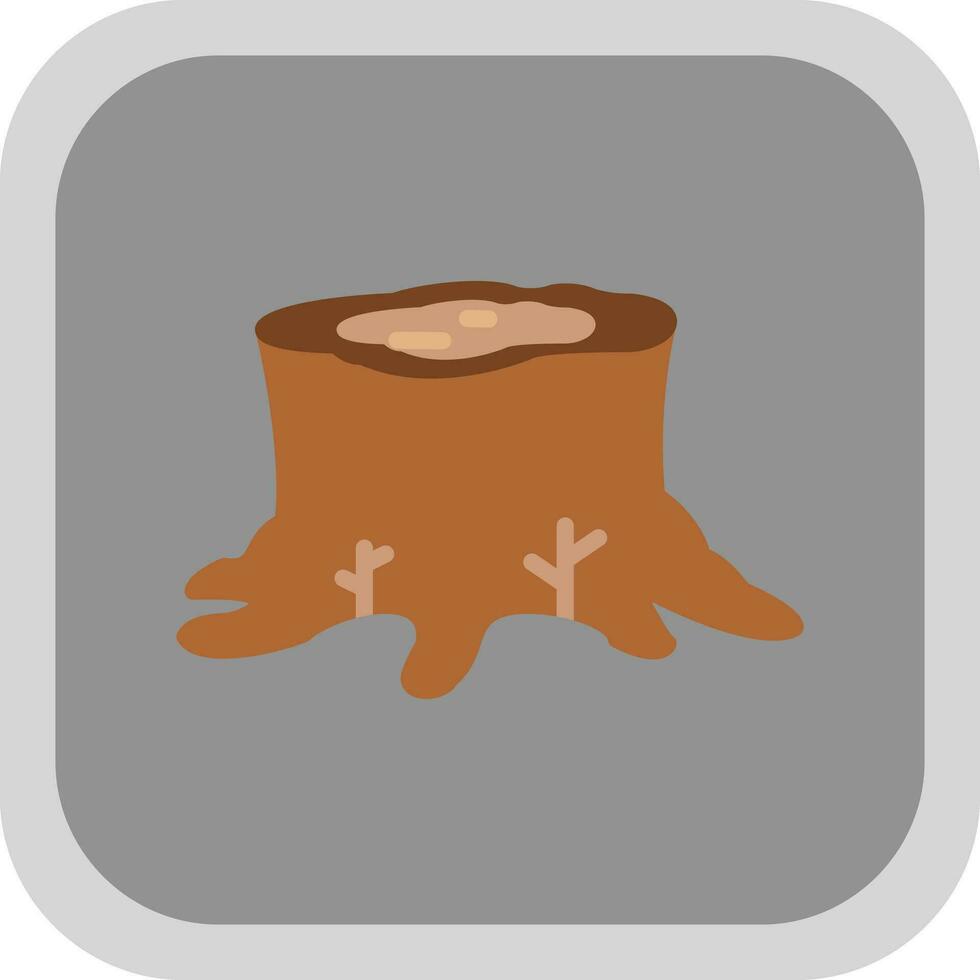 Stump Vector Icon Design