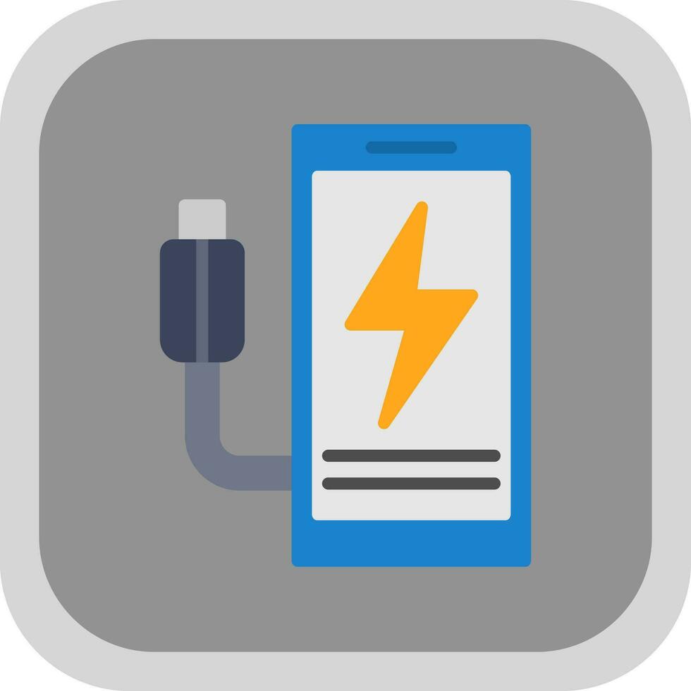 Mobile charging Vector Icon Design