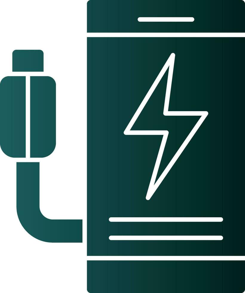 Mobile charging Vector Icon Design