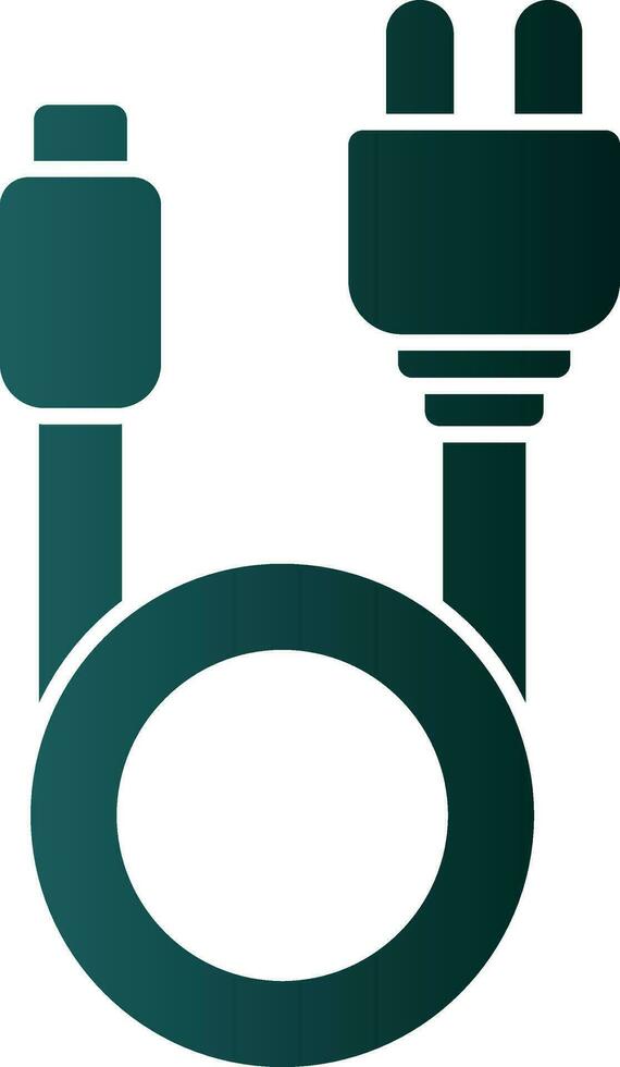 Search Cable Vector Icon Design
