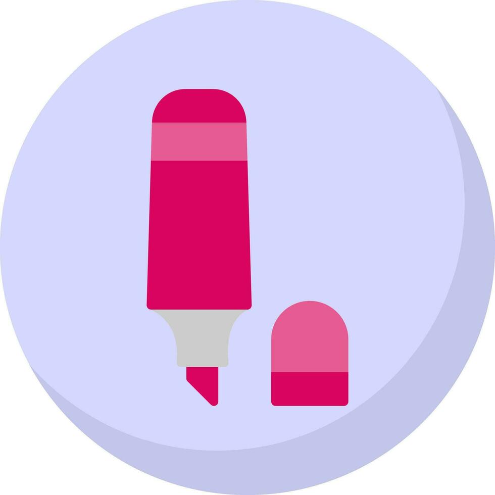 Highlighter Vector Icon Design