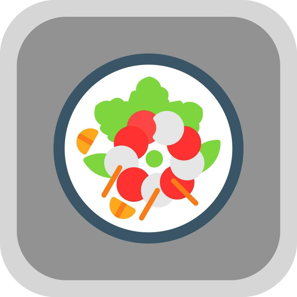 Quinoa Salad Vector Icon Design