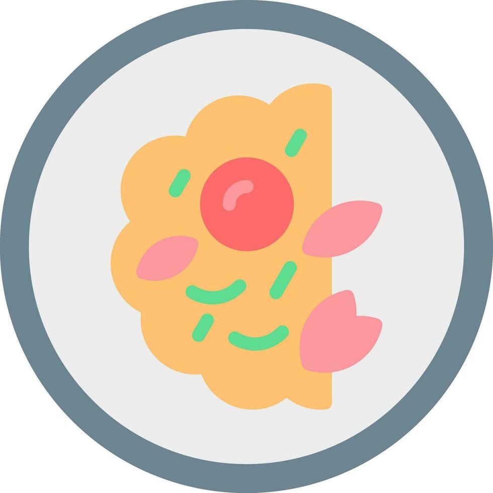 diseño de icono de vector de tortilla