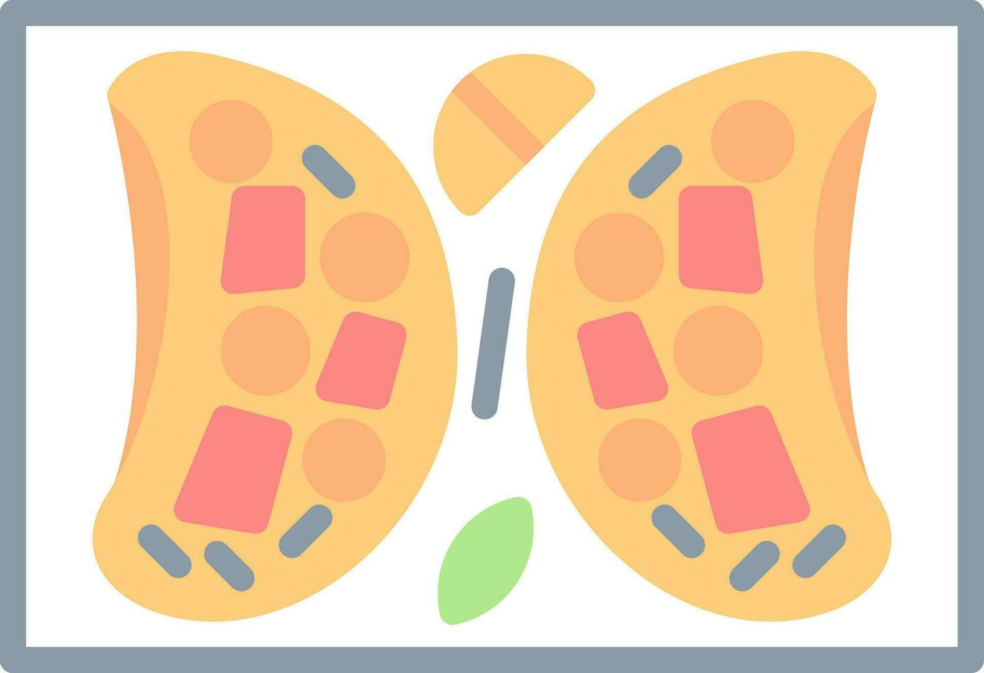 Shrimp Tacos Vector Icon Design