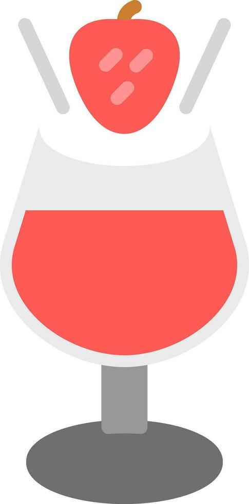 Chocolate Mousse Vector Icon Design