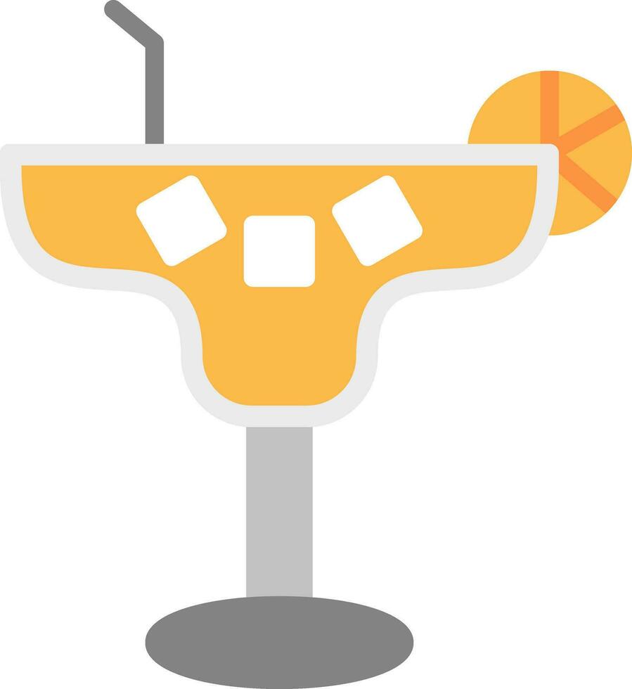 Margarita Cocktail Vector Icon Design