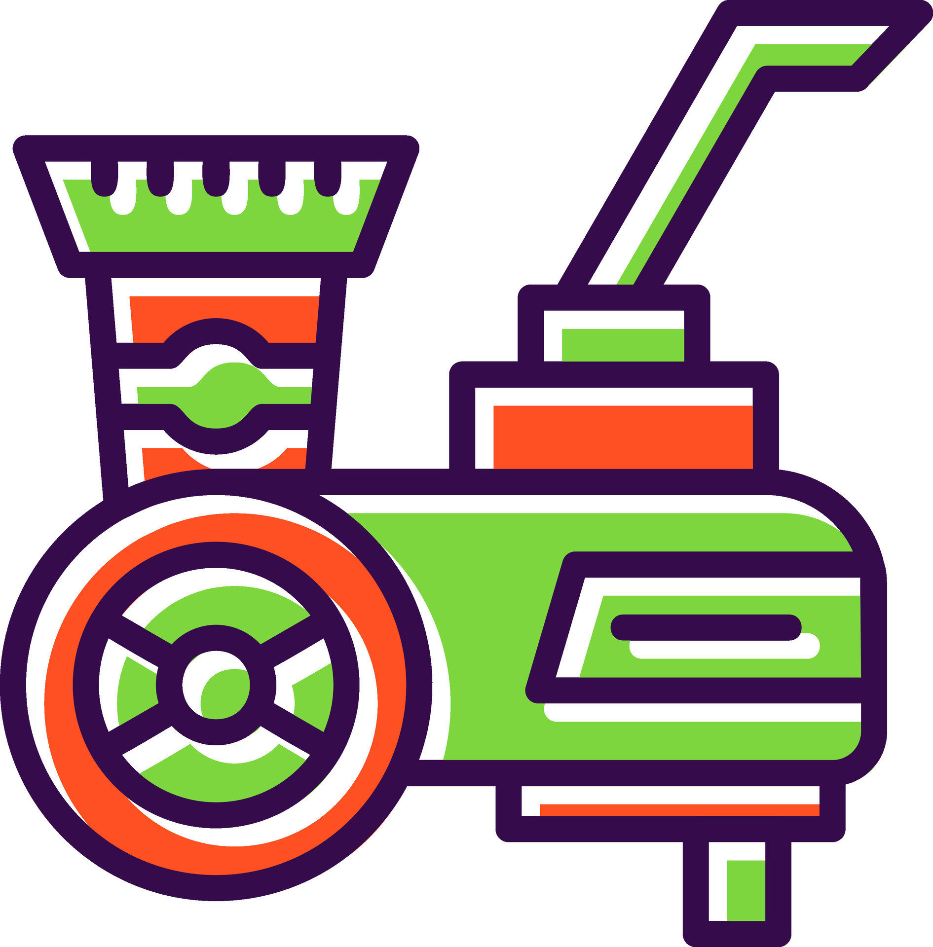 Wood chipper Vector Icon Design 31367802 Vector Art at Vecteezy