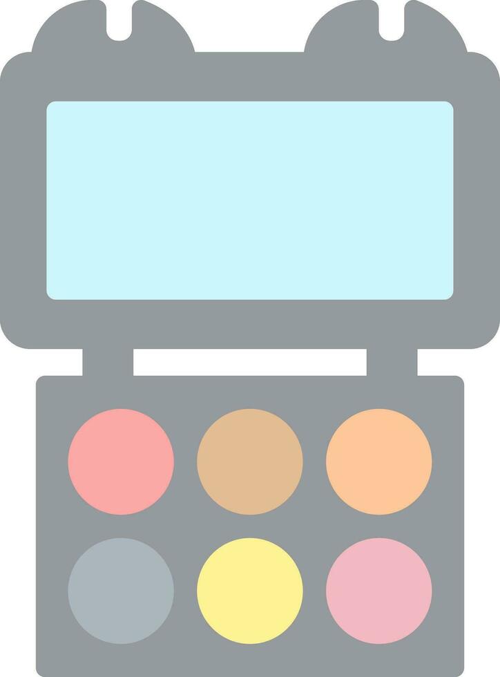 Eyeshadow Palette Vector Icon Design
