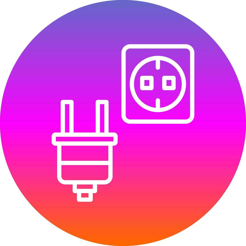 Plug Vector Icon Design