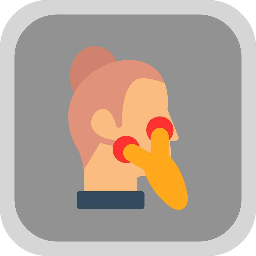 Face Roller Vector Icon Design