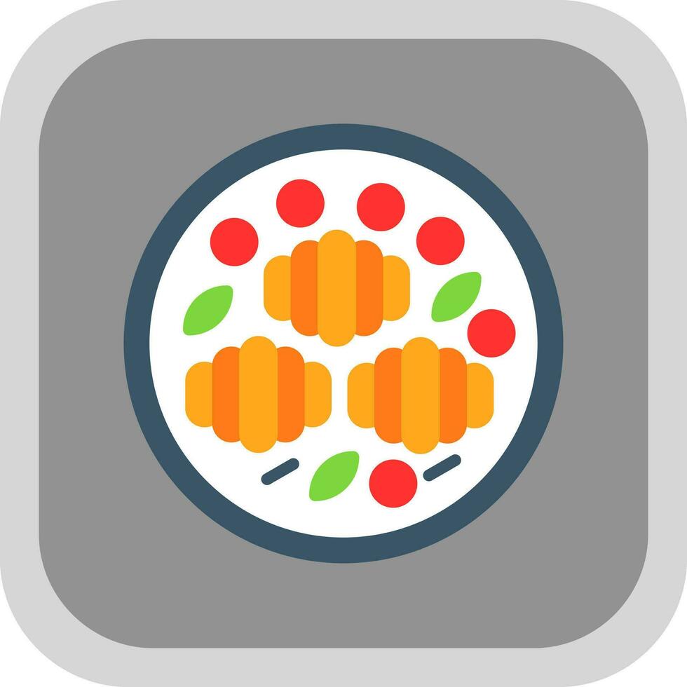 Gnocchi Vector Icon Design