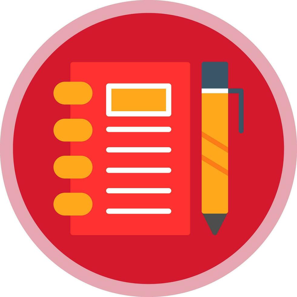 Notepad Vector Icon Design