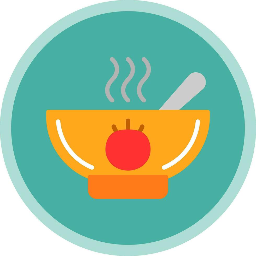 Tomato Soup Vector Icon Design