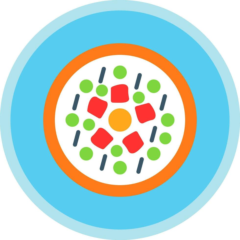 Caesar Pizza Vector Icon Design