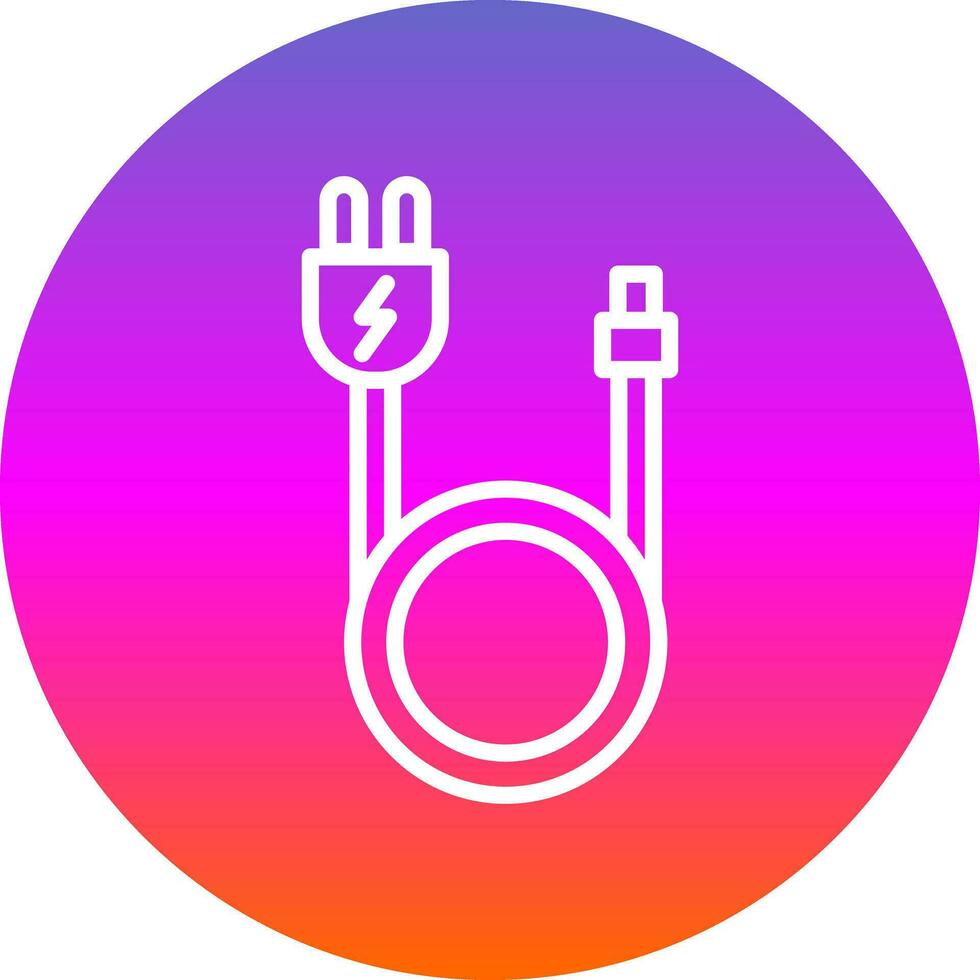 Power cable Vector Icon Design