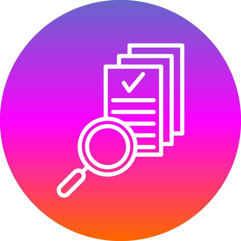 Magnifying Glass Vector Icon Design