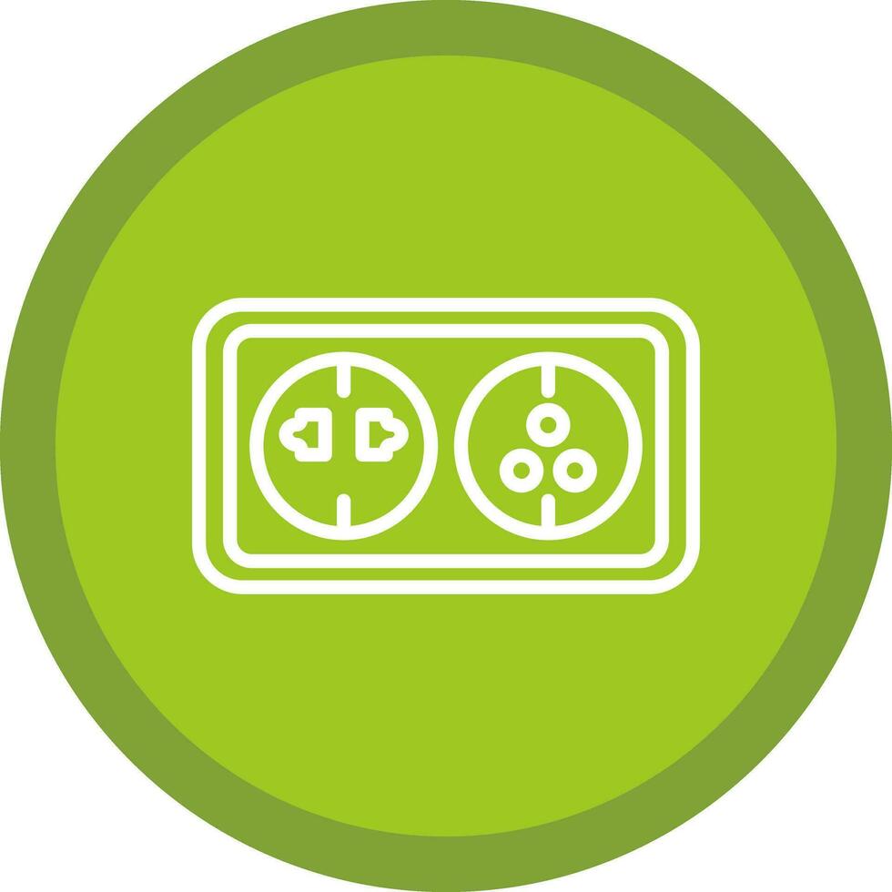 Wall socket Vector Icon Design