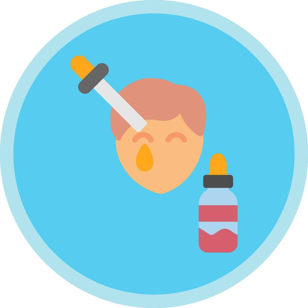 Face Oil Vector Icon Design