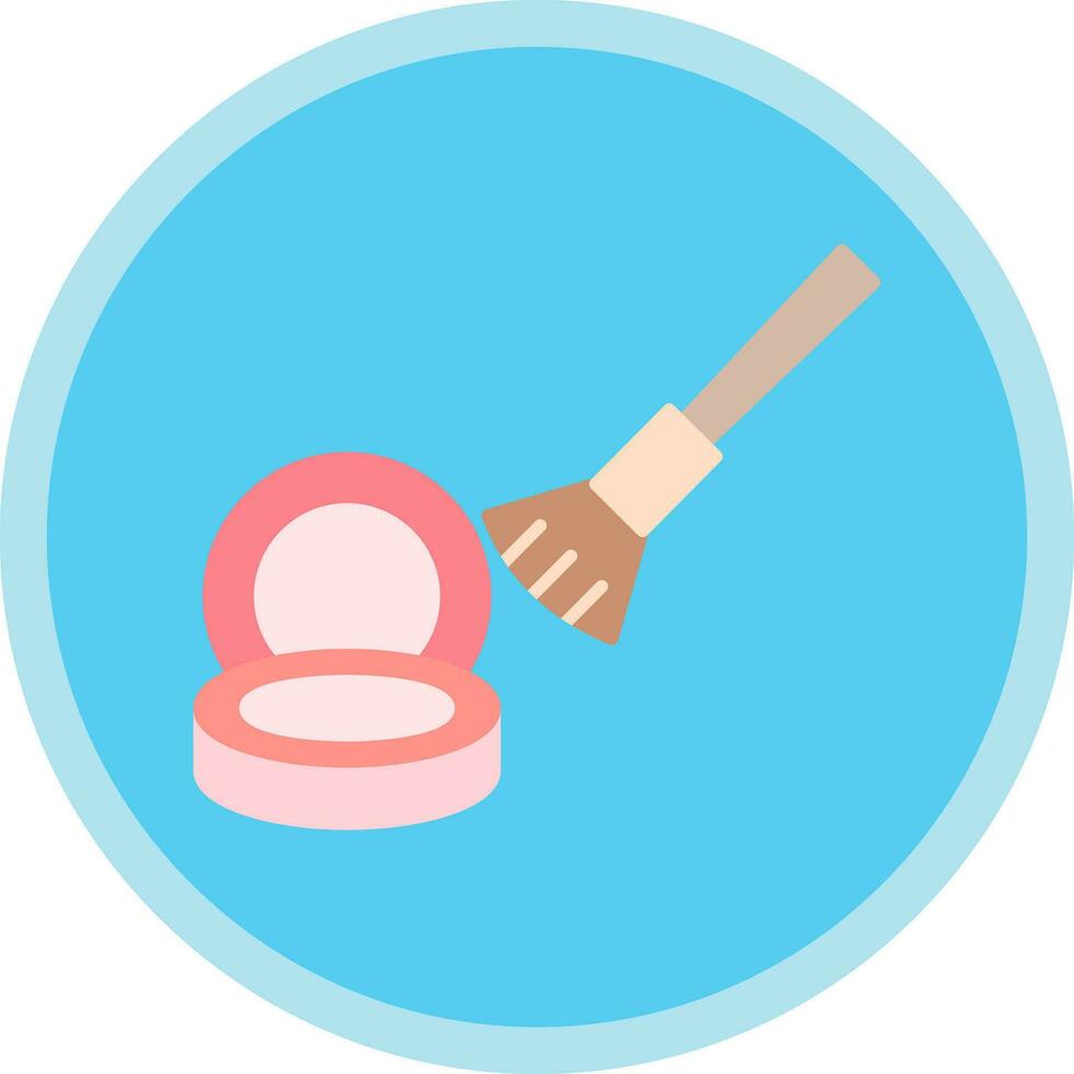 Setting Powder Brush Vector Icon Design