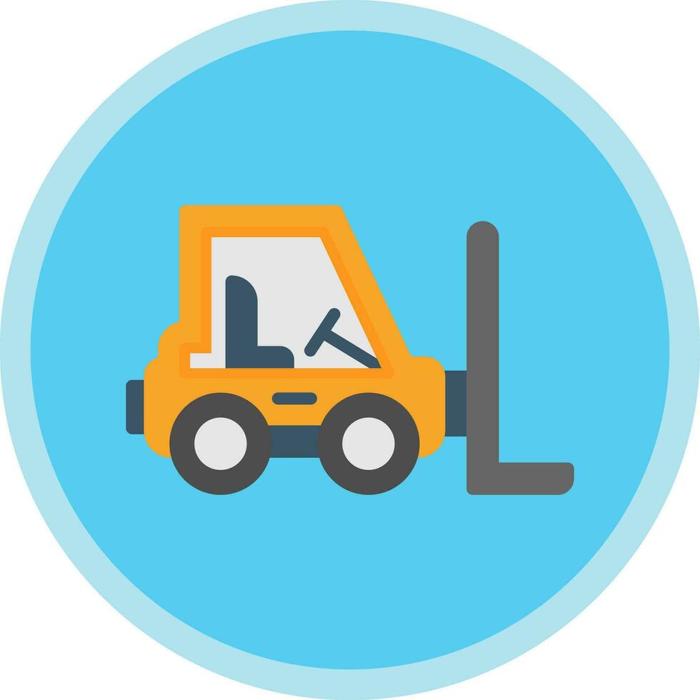 Forklift Vector Icon Design