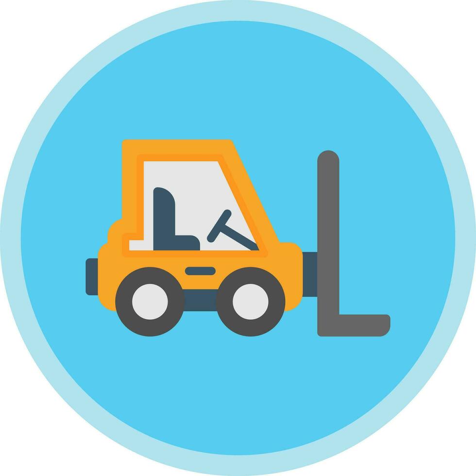 Forklift Vector Icon Design