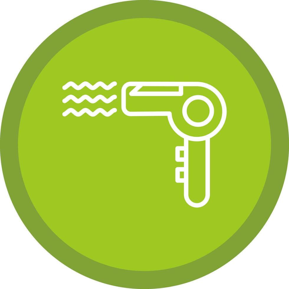 Hair Dryer Vector Icon Design