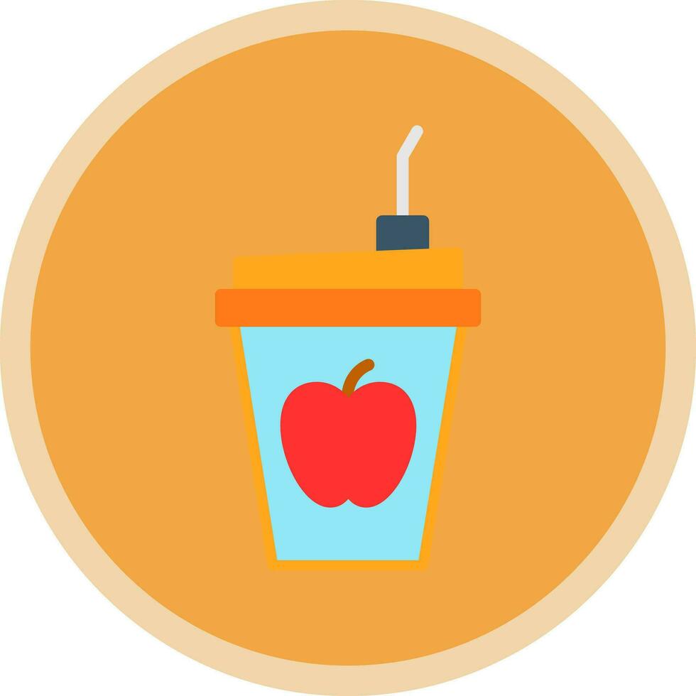 Fruit Smoothie Vector Icon Design