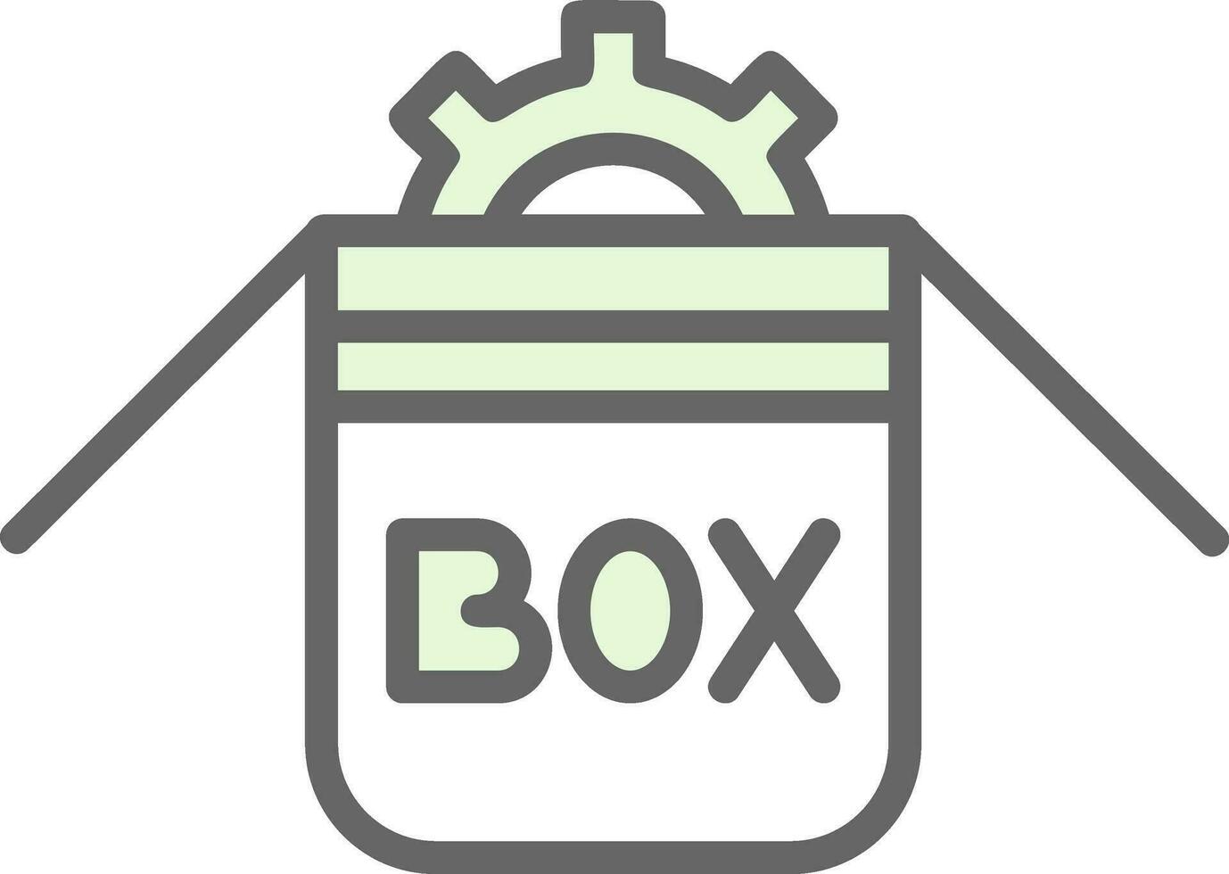 diseño de icono de vector de caja