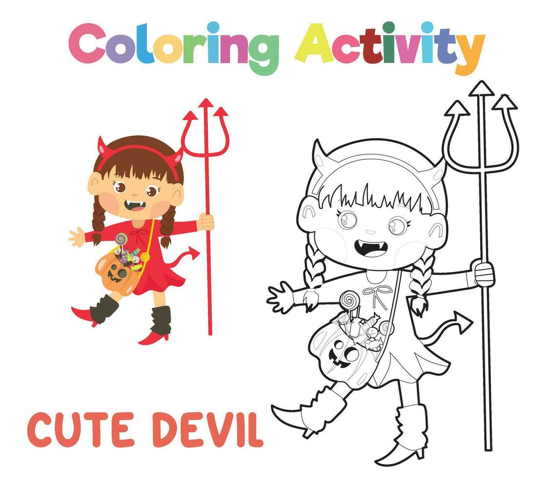 educativo imprimible colorante hoja de cálculo. colorante actividad para niños. vector contorno para colorante página.