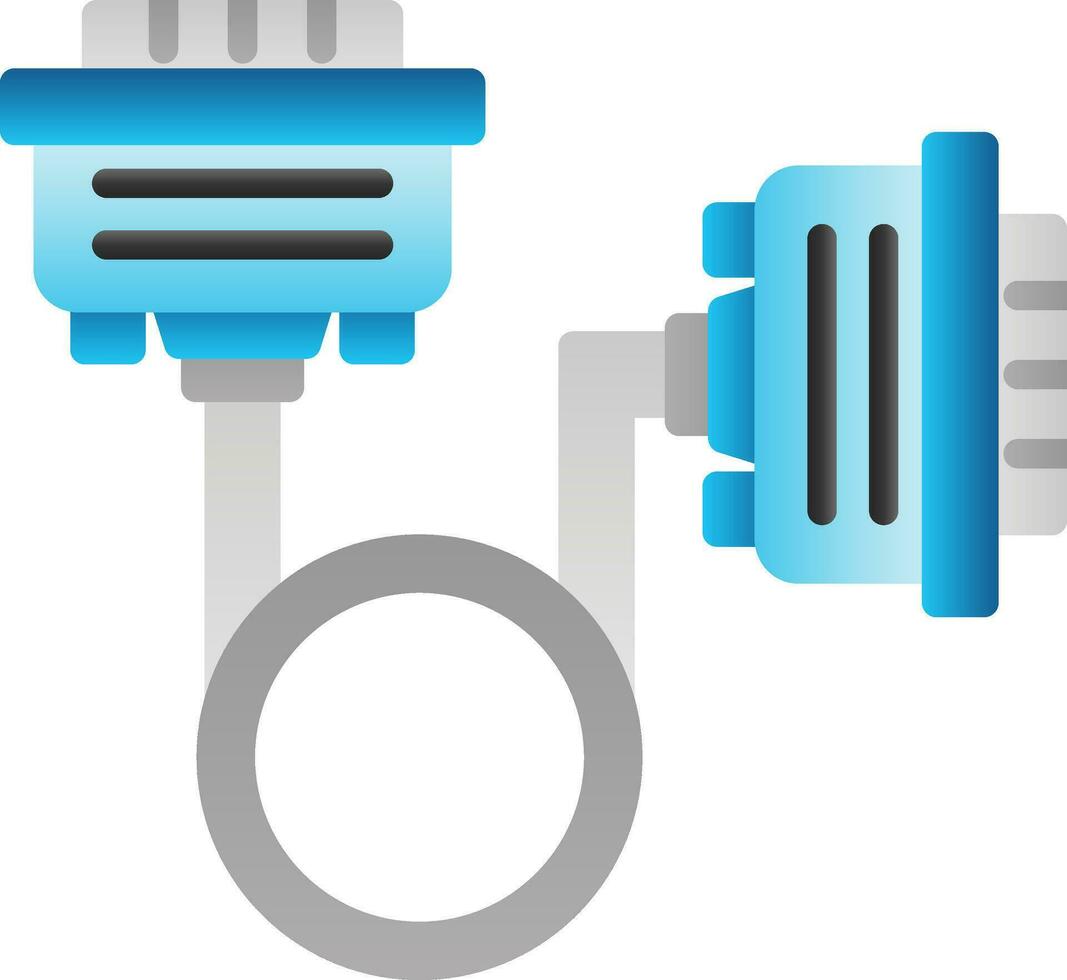 Vga cable Vector Icon Design