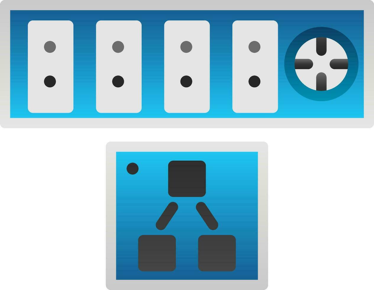 Wall socket Vector Icon Design