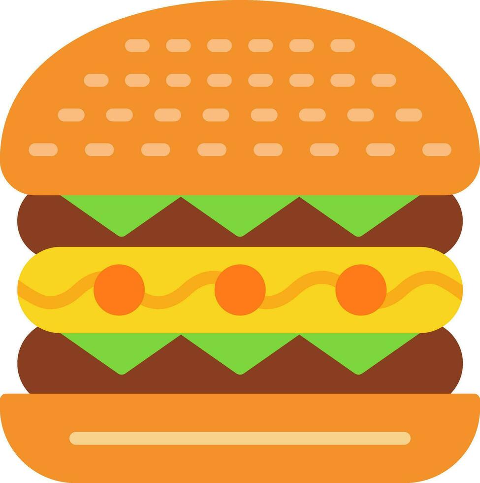Cesar Burger Vector Icon Design