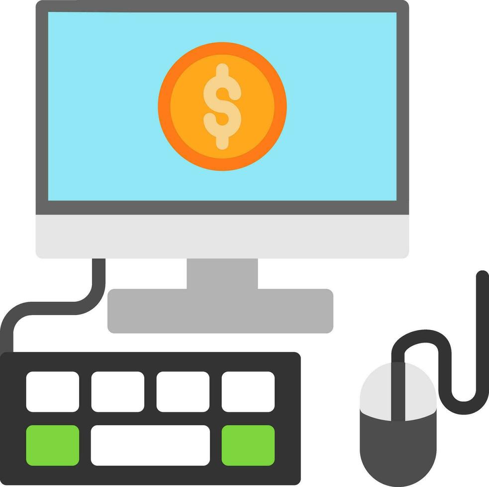 Computer Vector Icon Design