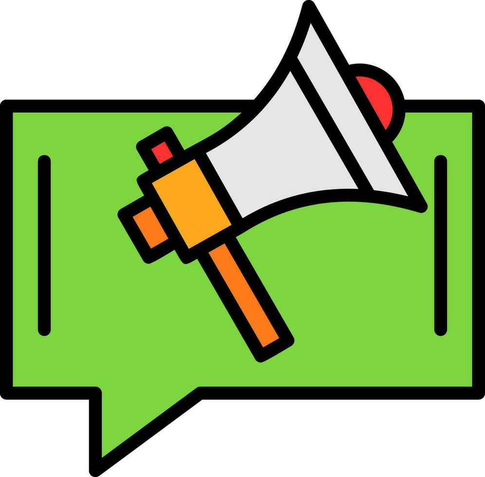 Megaphone Vector Icon Design