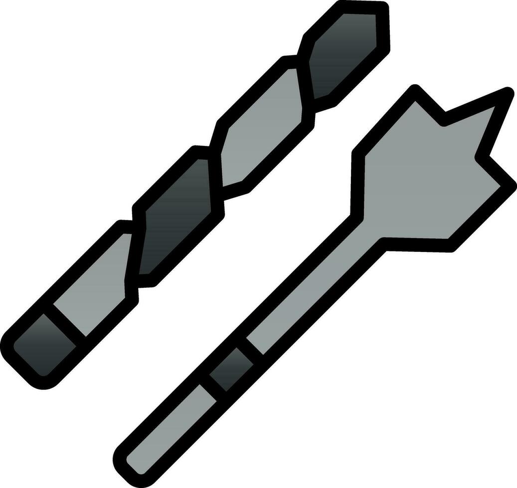 Drill bit Vector Icon Design