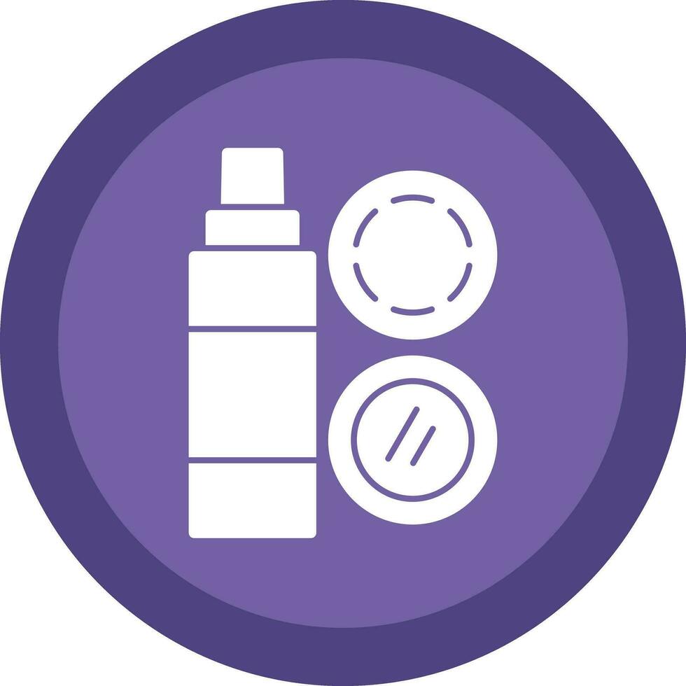 diseño de icono de vector de removedor de maquillaje