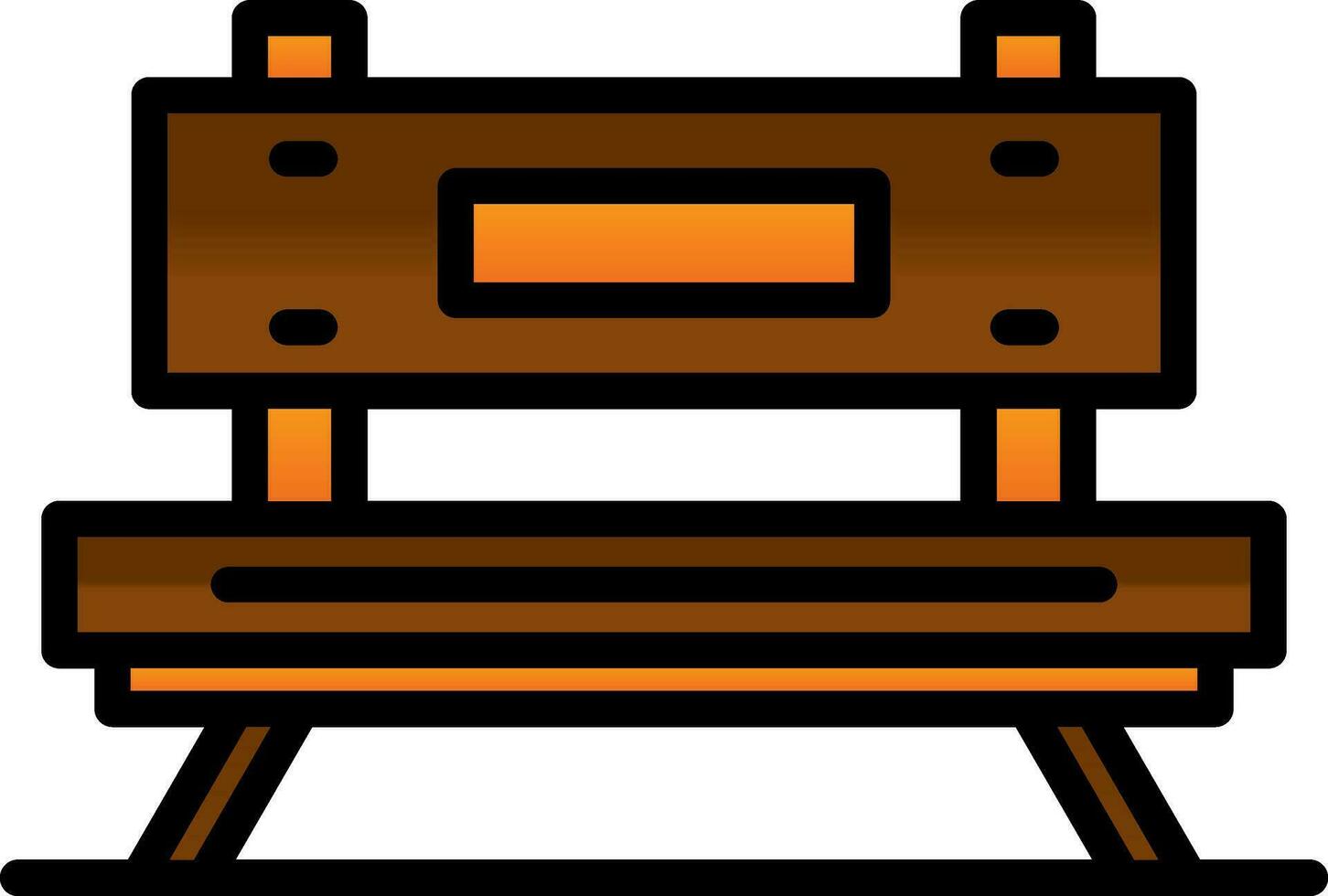 Bench Vector Icon Design